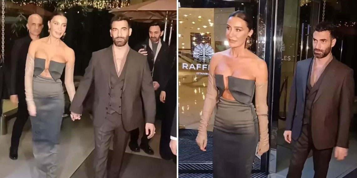 Sıla'nın iddialı elbisesi ve yürüyüşü lansmana damga vurdu