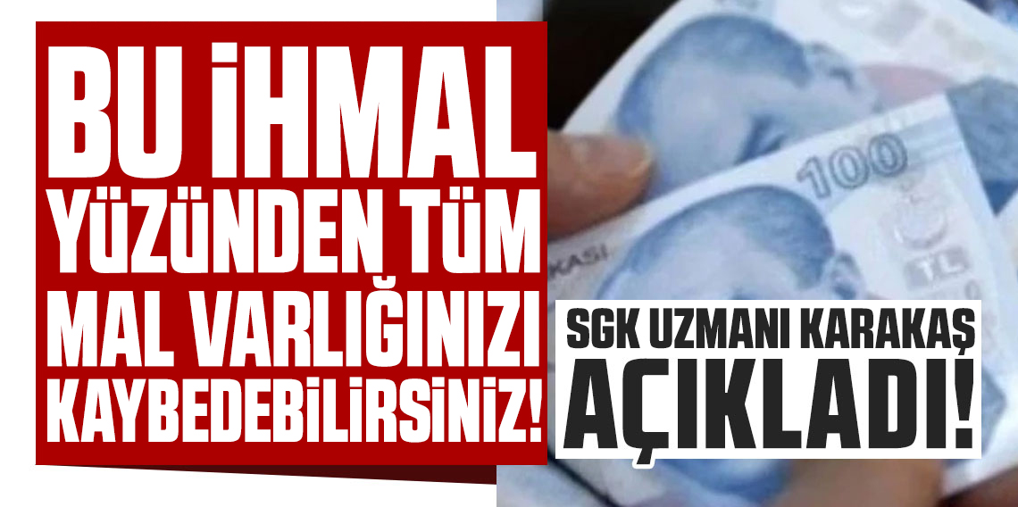 SGK uzmanından milyonları ilgilendiren uyarı