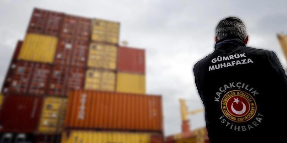 Ambarlı Limanı'nda 94 milyon liralık kaçak sigara ele geçirildi