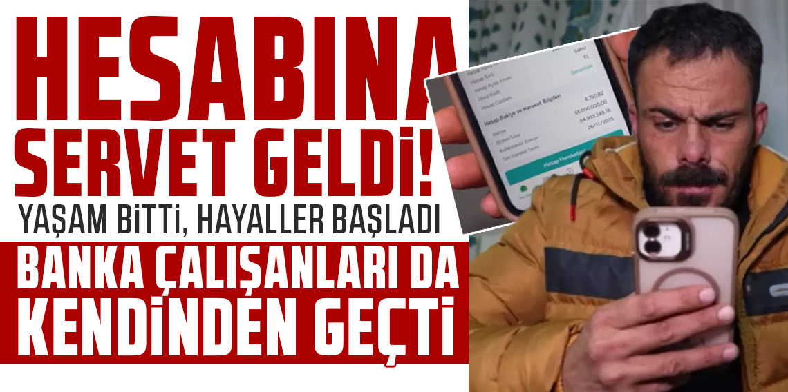 Hesabına servet geldi, gören banka çalışanları bile kendinden geçti