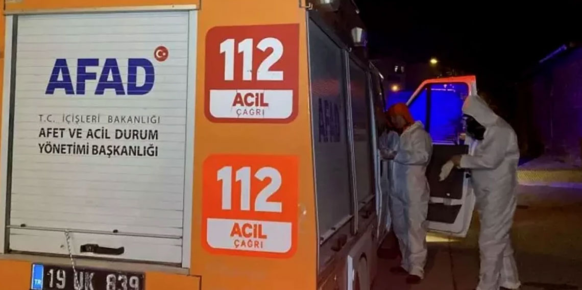 Çorum'da ilaçlama yapılan apartmandaki 7 kişi hastanelik oldu