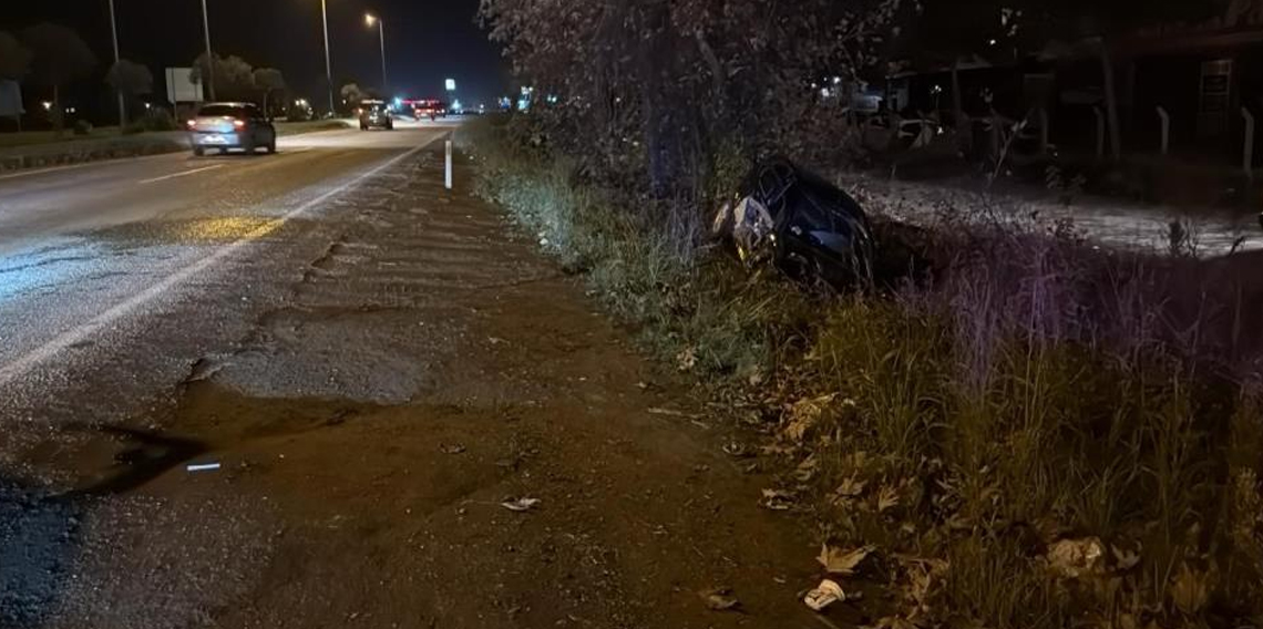 Zonguldak'ta otomobil şarampole uçtu: 2 yaralı