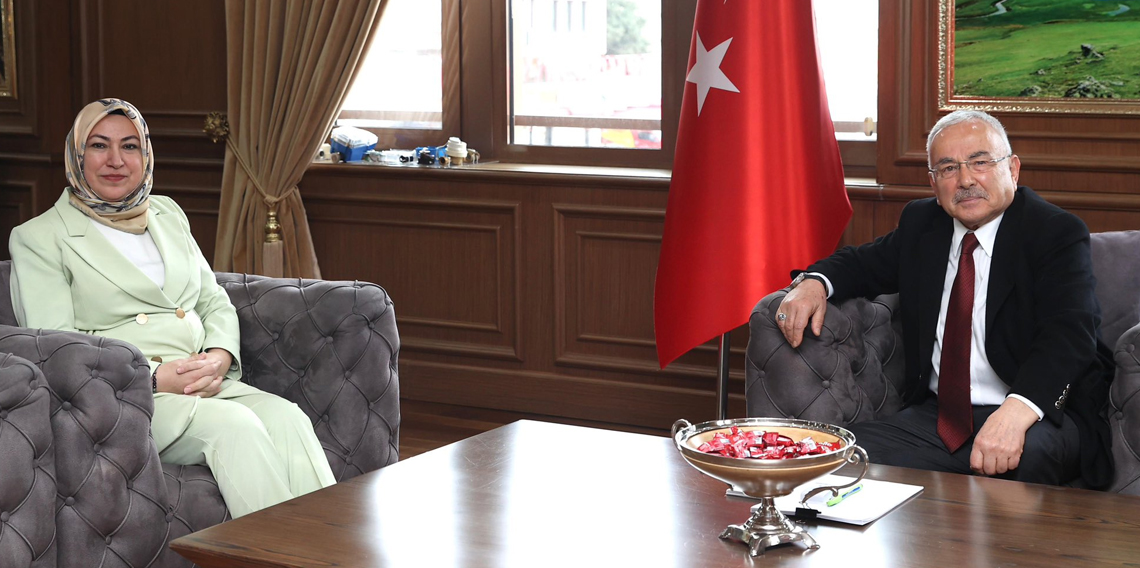 Başkan Hilmi Güler’den AK Parti Kadın Kolları Heyetine Proje Sunumu!