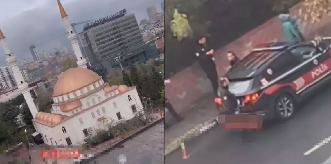 Camiden uygunsuz sesler yükseldi, polis soluğu bölgede aldı