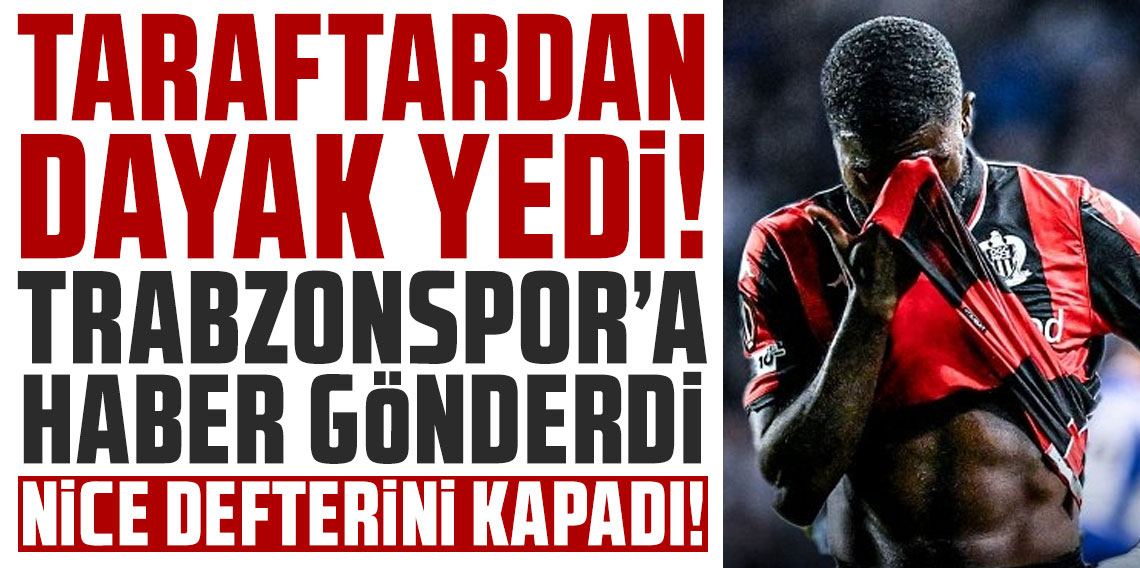 TARAFTARDAN DAYAK YEDİ! TRABZONSPOR’A HABER GÖNDERDİ TARAFTARLARIN DÖVDÜĞÜ JEREMİE BOGA NİCE DEFTERİNİ KAPADI! TRABZONSPOR’A KAPILARI ARDINA KADAR AÇTI!