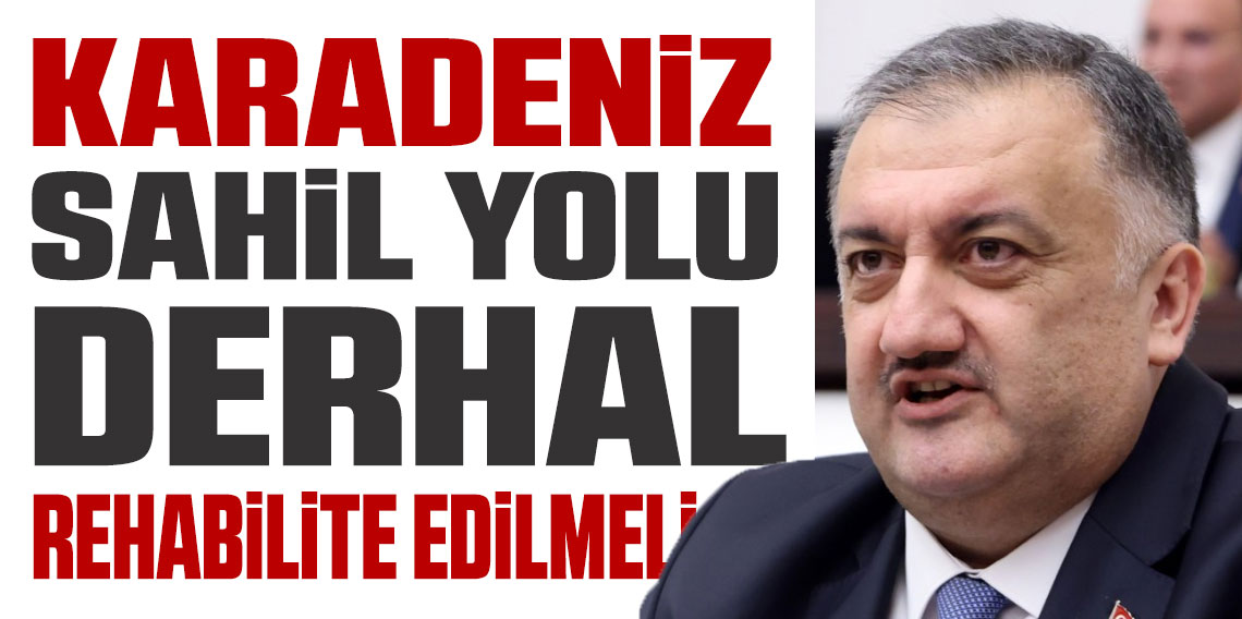 Hasan Karal ; Karadeniz Sahil Yolu acilen rehabilite edilmeli