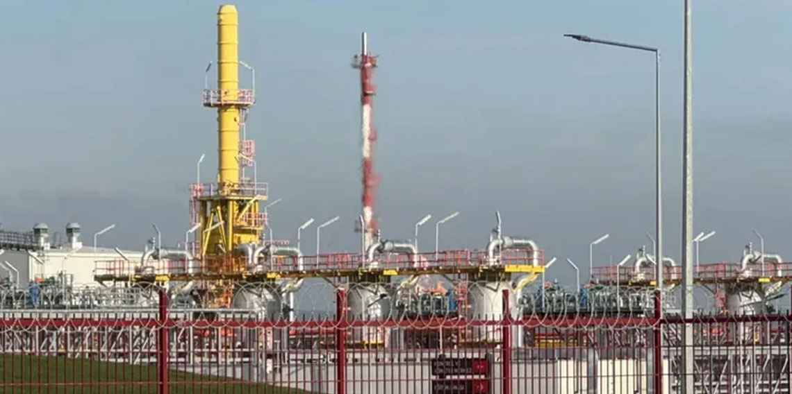 Silivri'de BOTAŞ tesisinde yangın