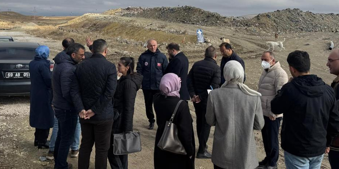 Bayburt’ta katı atık ve ambalaj atığı tesislerinde denetim yapıldı