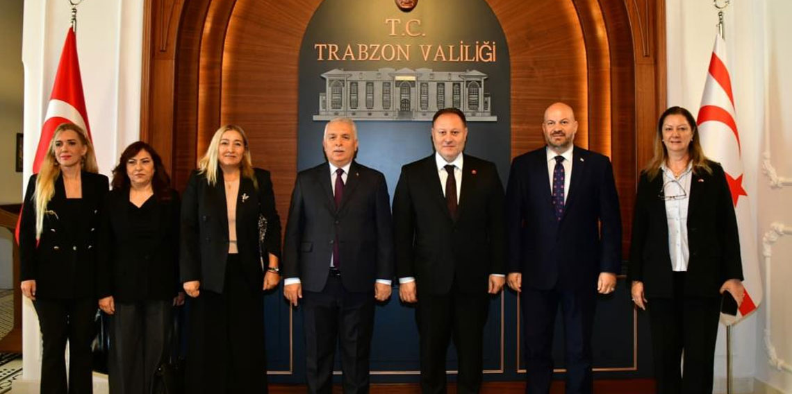 KKTC Meclis Başkanı Ziya Öztürkler Trabzon'da
