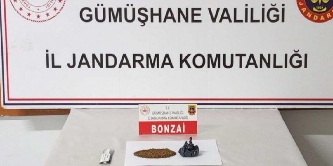Gümüşhane’de uyuşturucu operasyonu