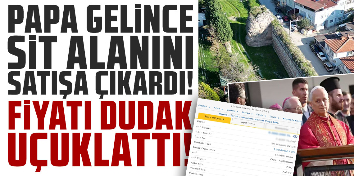 Papa gelince sit alanını satışa çıkardı! Fiyatı dudak uçuklattı