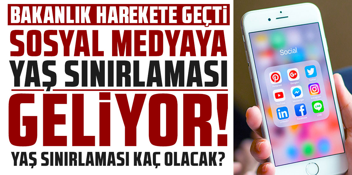 Bakanlık harekete geçti! Sosyal medyaya yaş sınırlaması geliyor!