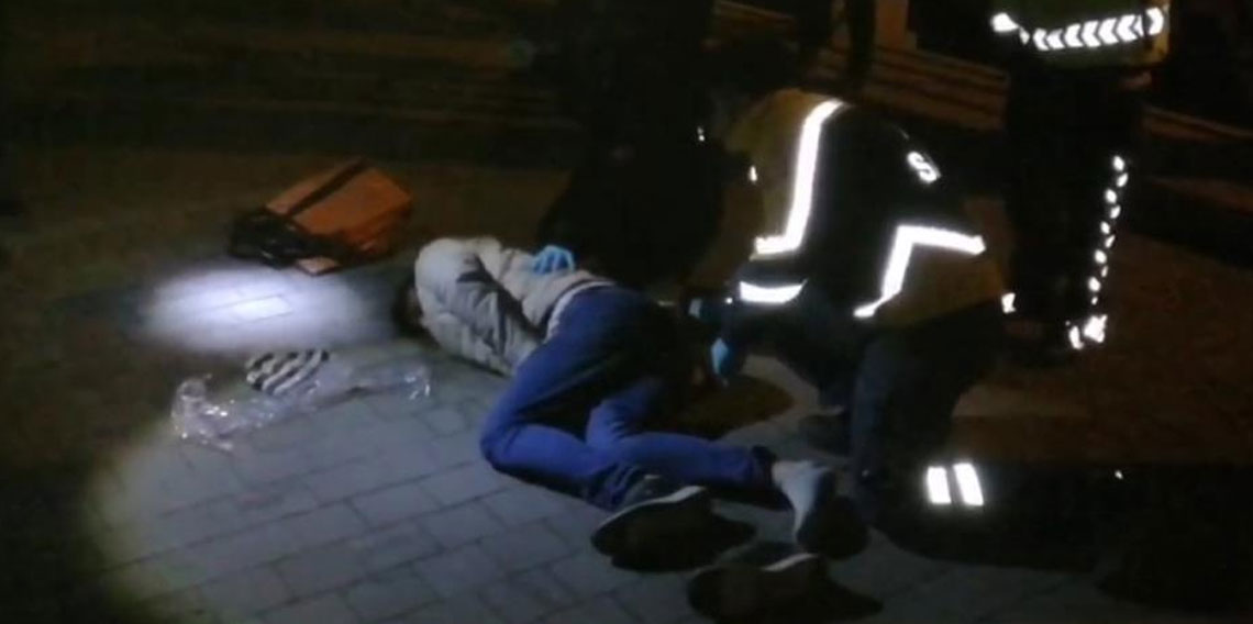 Samsun, Bafra’da köprüden düşen şahıs ağır yaralandı