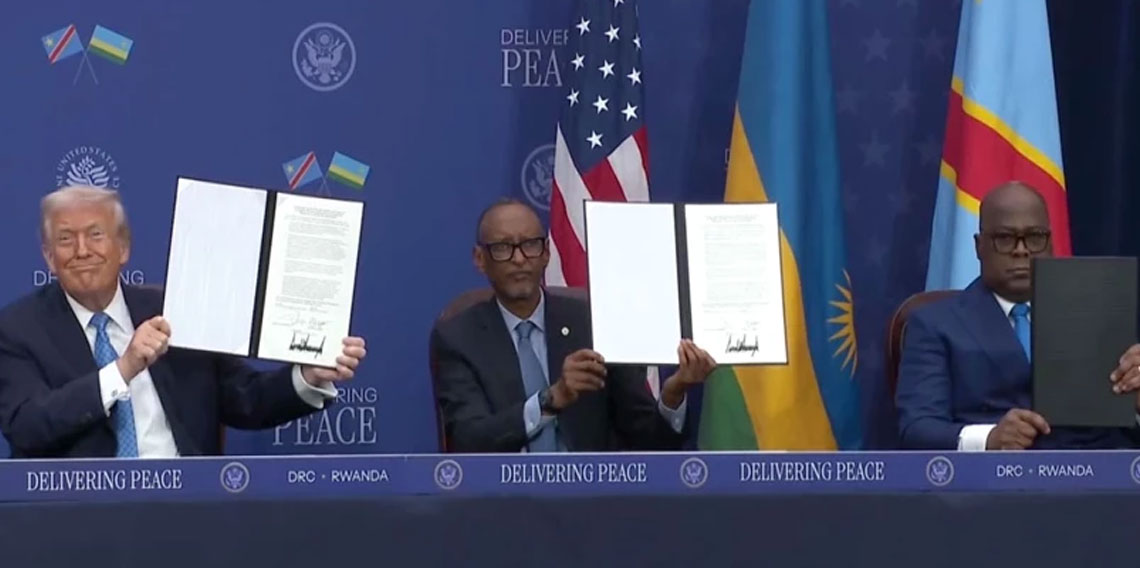 Trump'ın arabuluculuğunda Ruanda ve Kongo arasında tarihi barış anlaşması