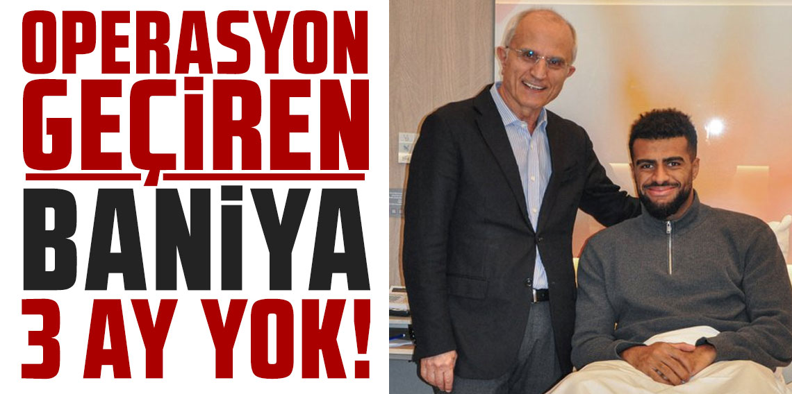 Trabzonspor'da Rayyan Baniya ameliyat oldu