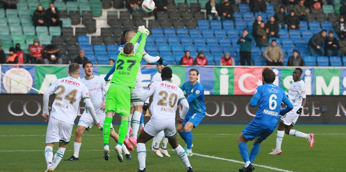 Çaykur Rizespor, sonunu getiremedi