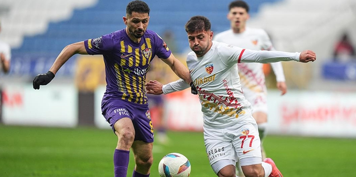 Eyüpspor-Kayserispor 1-1’ini üzmedi