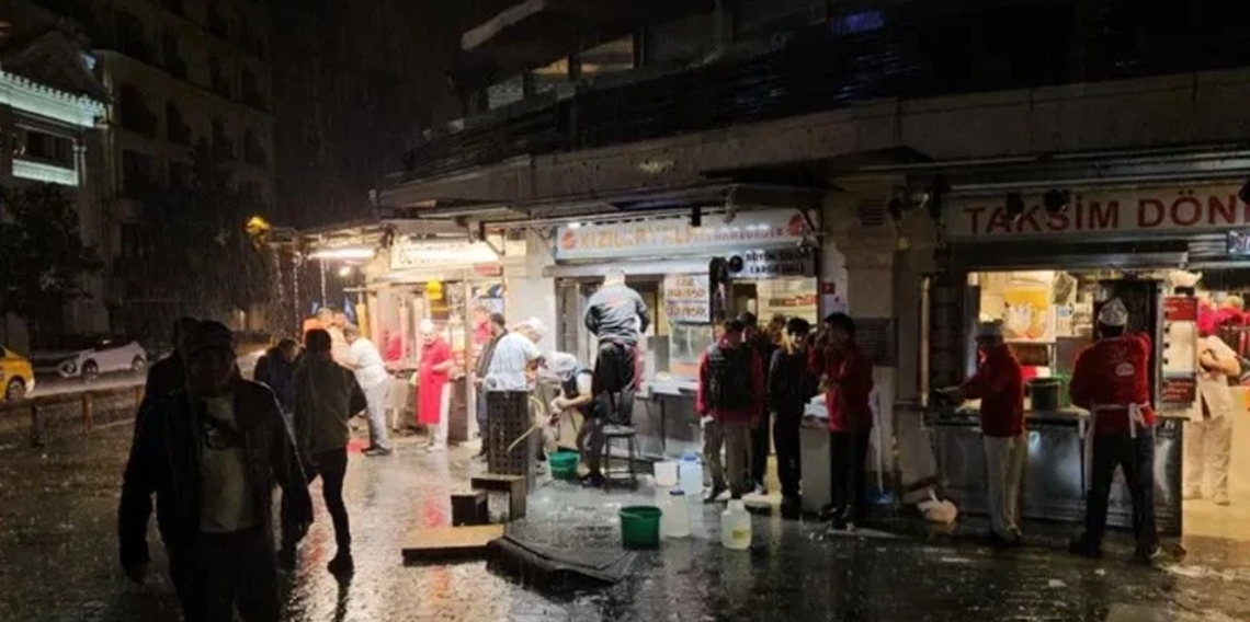 İstanbul'da sarı kodlu yağış başladı