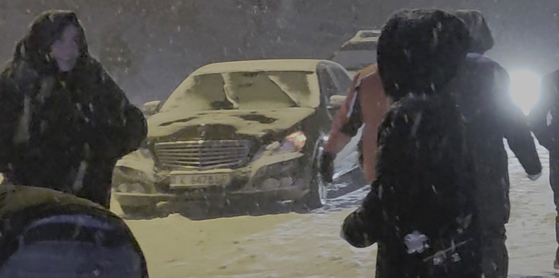 Uludağ’da yoğun kar var...