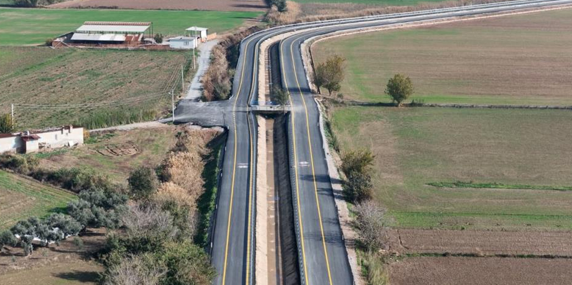 İncirliova ile Aydın Şehir Hastanesi arasında yol yapım çalışmaları tamamlandı