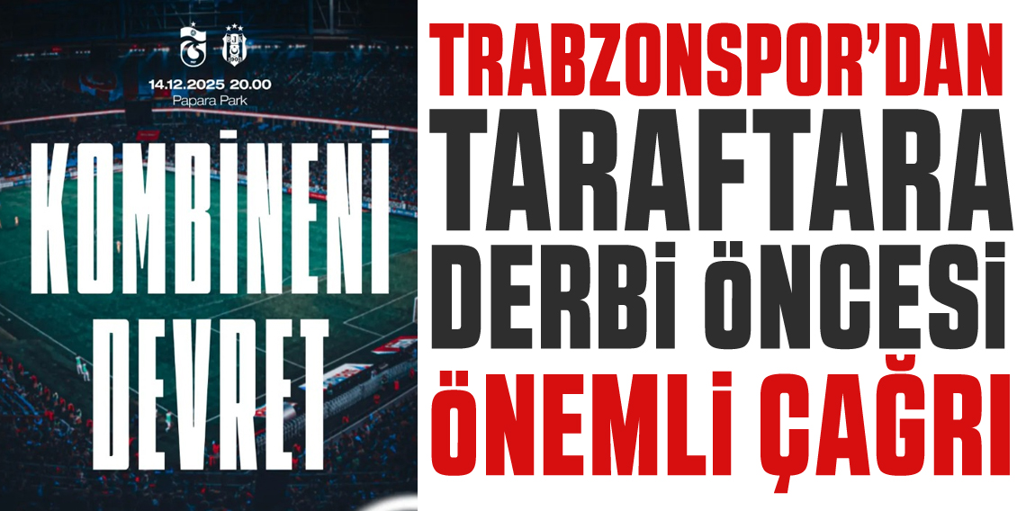 Trabzonspor'dan Taraftara Çağrı