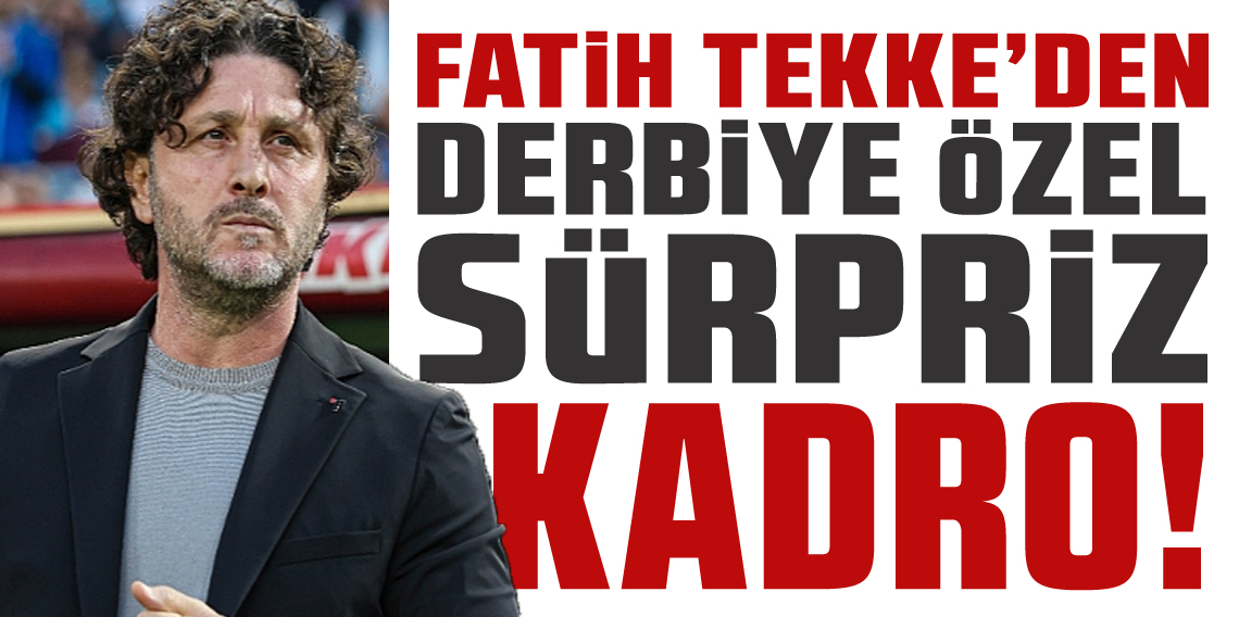 Trabzonspor’da Beşiktaş derbisinin hazırlıkları başladı! Fatih hocadan sürpriz geldi!