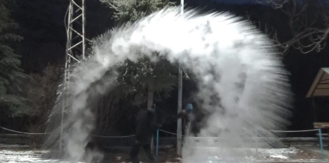 Kars'ta Sibirya soğukları etkisini sürdürüyor