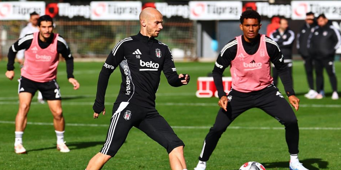 Beşiktaş'ta Trabzonspor maçı hazırlıkları devam etti