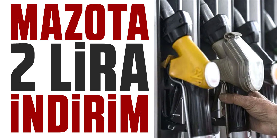 Motorine 2 lira indirim geliyor! Depoları doldurmak için bekleyin...