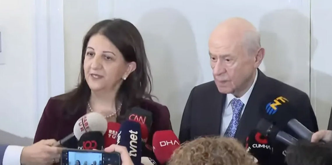 DEM Parti İmralı heyeti, Devlet Bahçeli ile görüştü