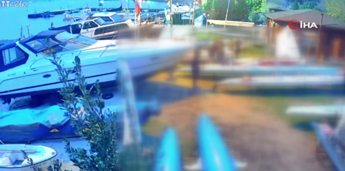 Yelken kulübüne kaçak tekne operasyonu