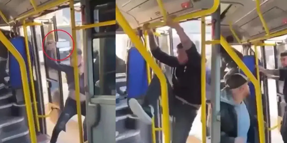 Otobüsteki satırlı saldırgan evinde yakalandı