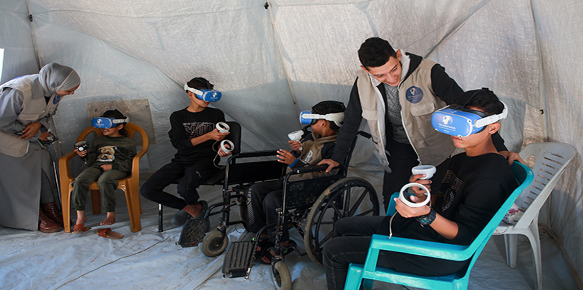 Gazze'deki Çocuklara Sanal Terapi