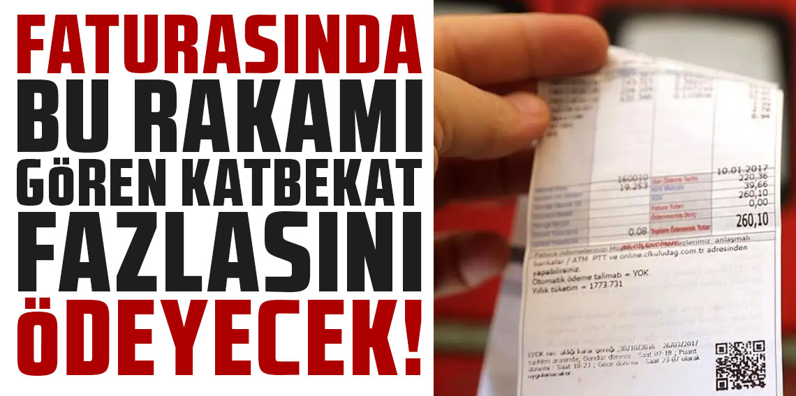 Faturasında bu rakamı gören katbekat fazlasını ödeyecek! 2 hafta sonra hesap değişiyor