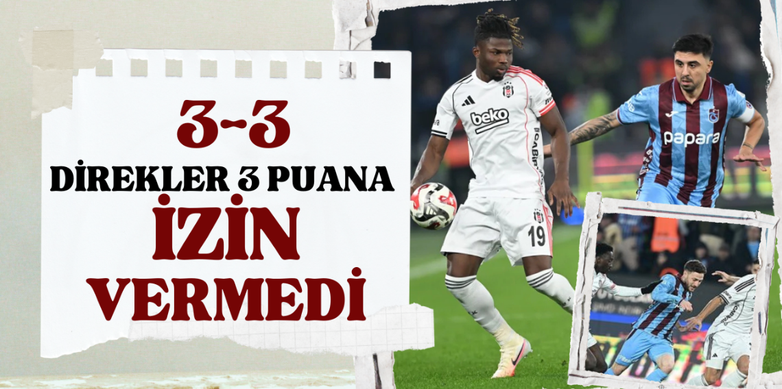 Direkler Trabzonspor'a 3 puan için izin vermedi