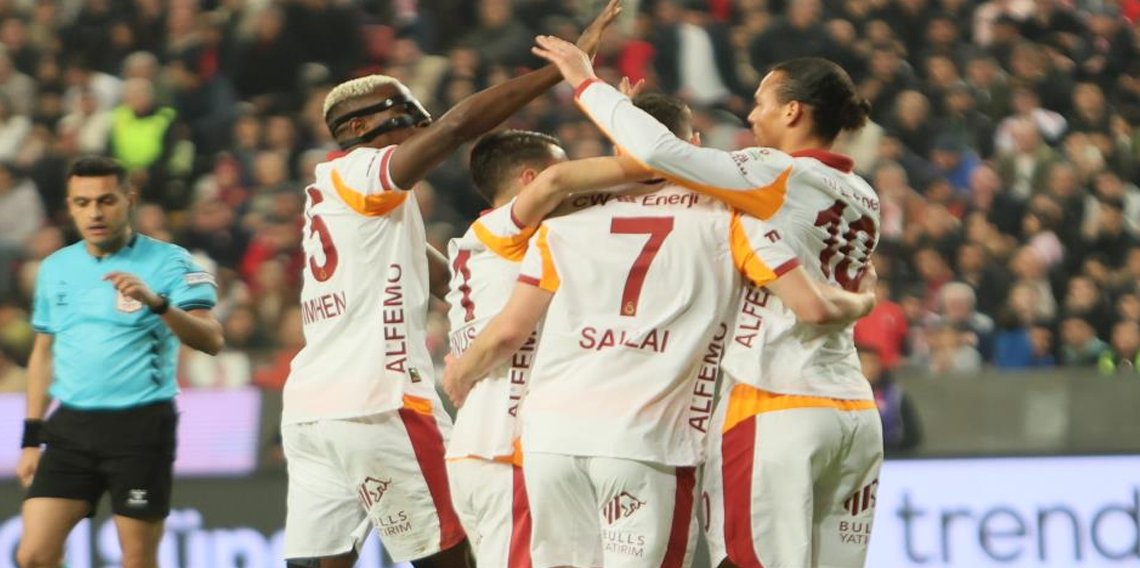 Galatasaray, Antalyaspor'a karşı yenilmezlik serisini 19 maça çıkardı