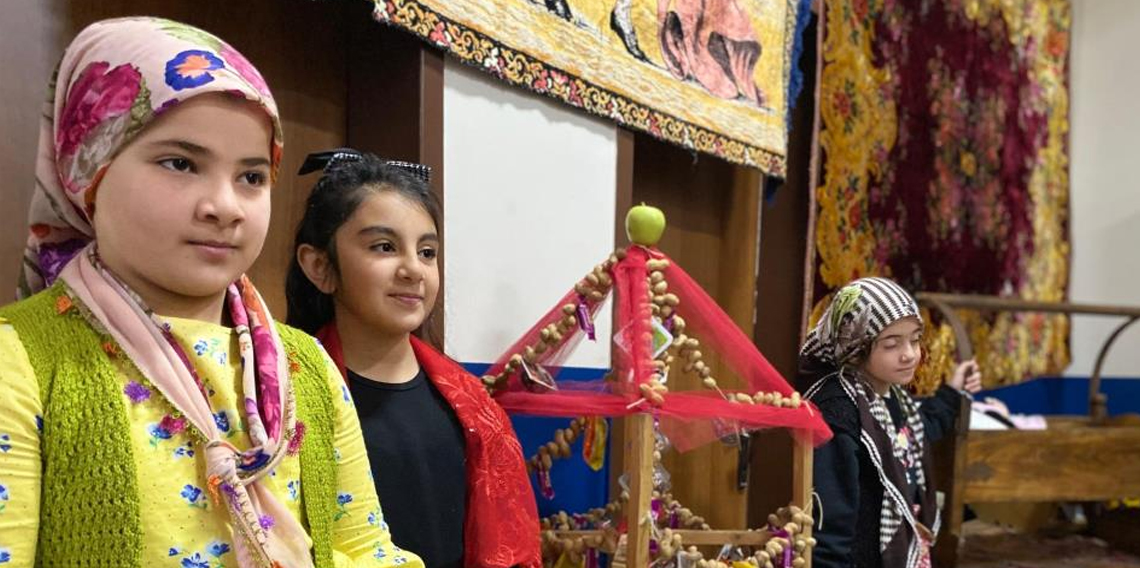 Arpçay’da ilkokul öğrencilerinden Milli Kültür Sergisi