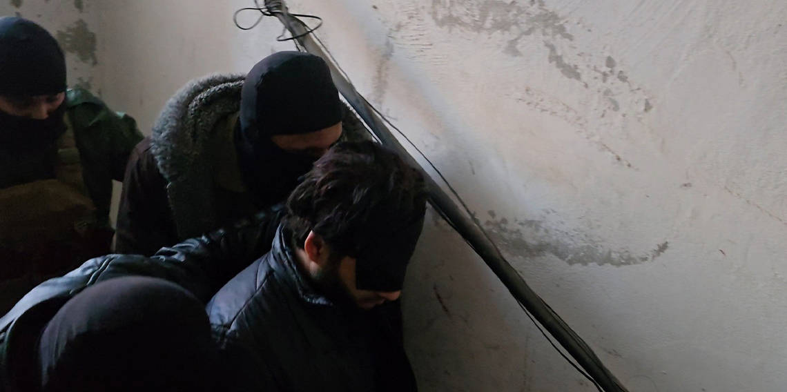 Suriye'de terör örgütü DEAŞ'a yönelik operasyon: 5 gözaltı