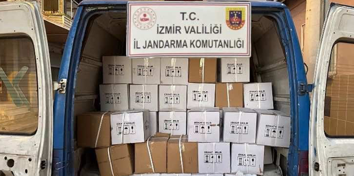İzmir’de yeni yıl öncesi kaçak alkol operasyonu