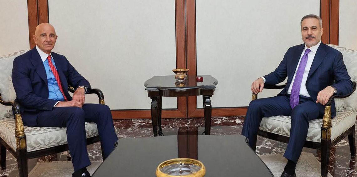 Bakan Fidan, ABD Suriye Özel Temsilcisi Barrack’ı kabul etti