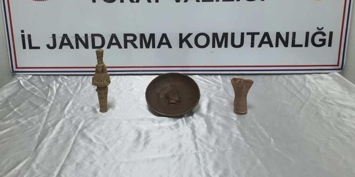 Tokat’ta jandarmadan tarihi miras operasyonu