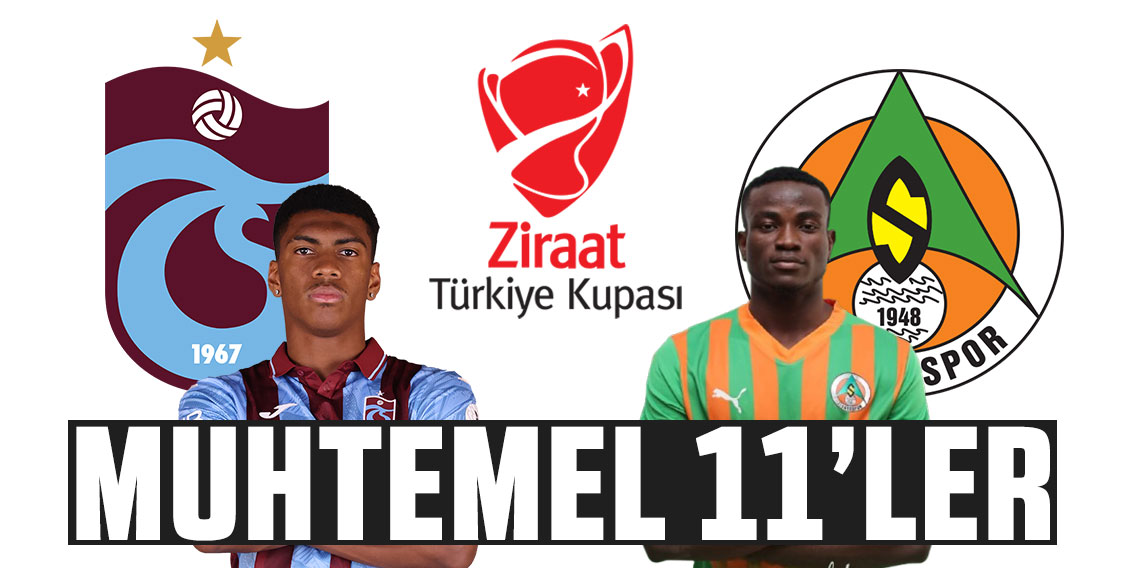 ‘10’U BU KEZ KİMSE ELİMİZDEN ALAMAZ! Trabzonspor - Alanyaspor maçının muhtemel 11'leri