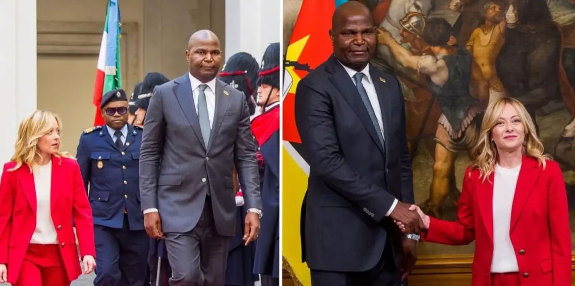 Meloni ve Mozambik Cumhurbaşkanı'nın boy farkı gündem oldu