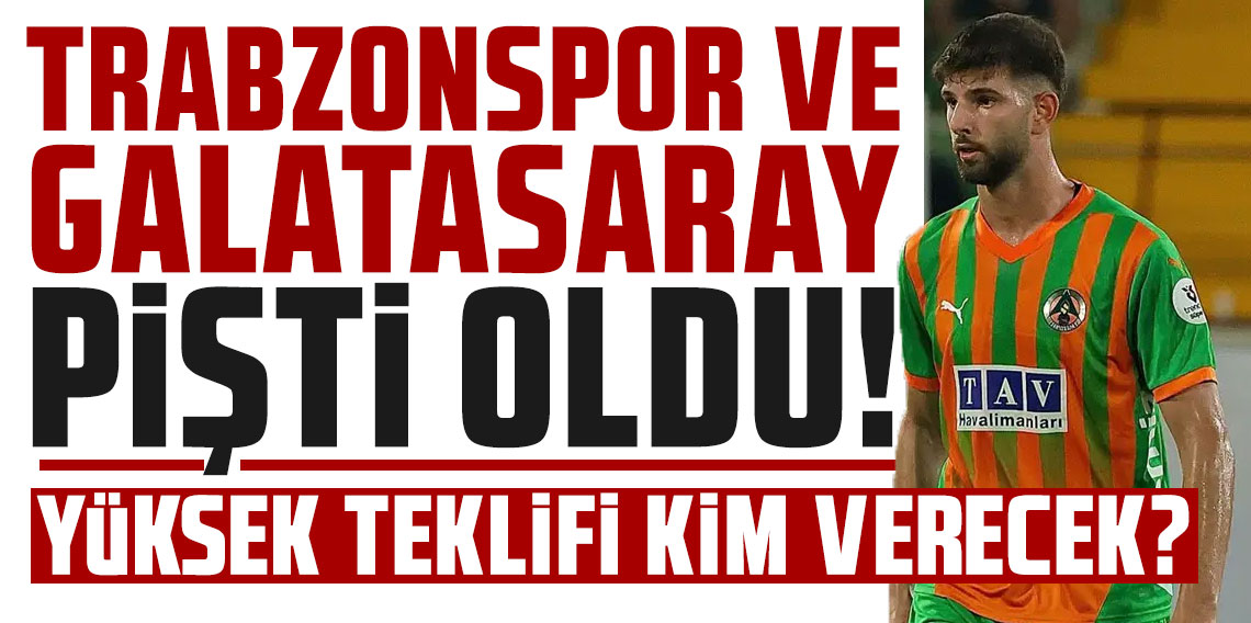 Trabzonspor ve Galatasaray aynı futbolcuda pişti oldu!