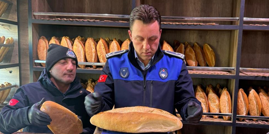 Bayburt’taki fırınlarda hijyen ve gramaj denetimi yapıldı
