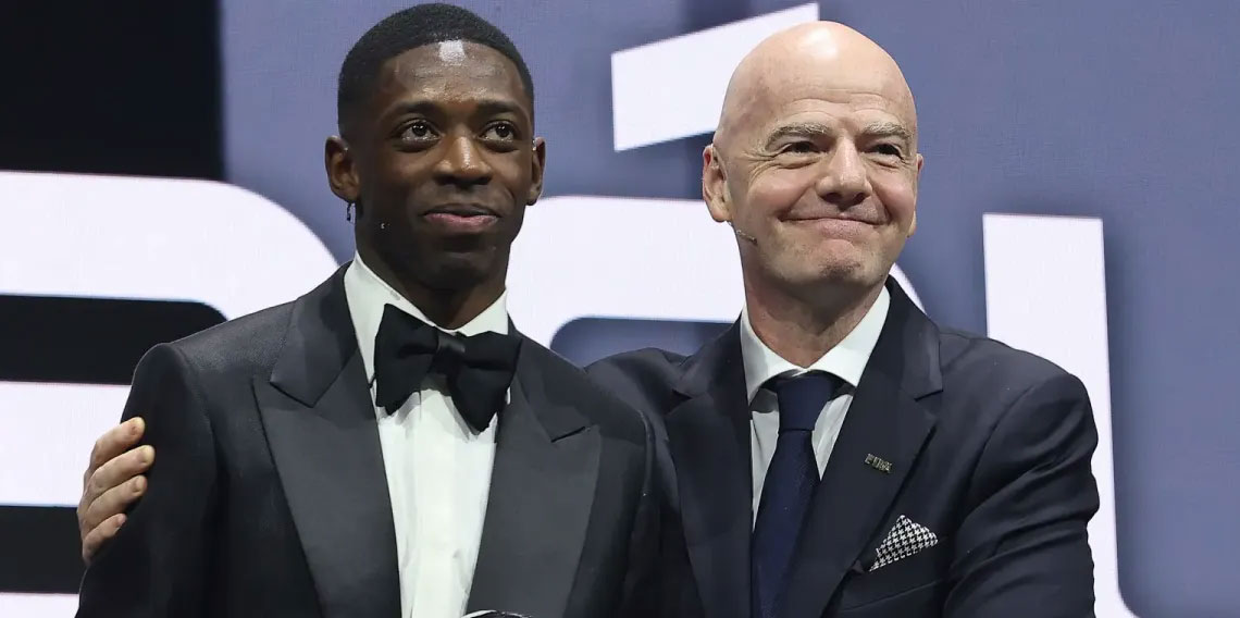 Ousmane Dembele, FIFA The Best Yılın Oyuncusu ödülünün sahibi oldu!