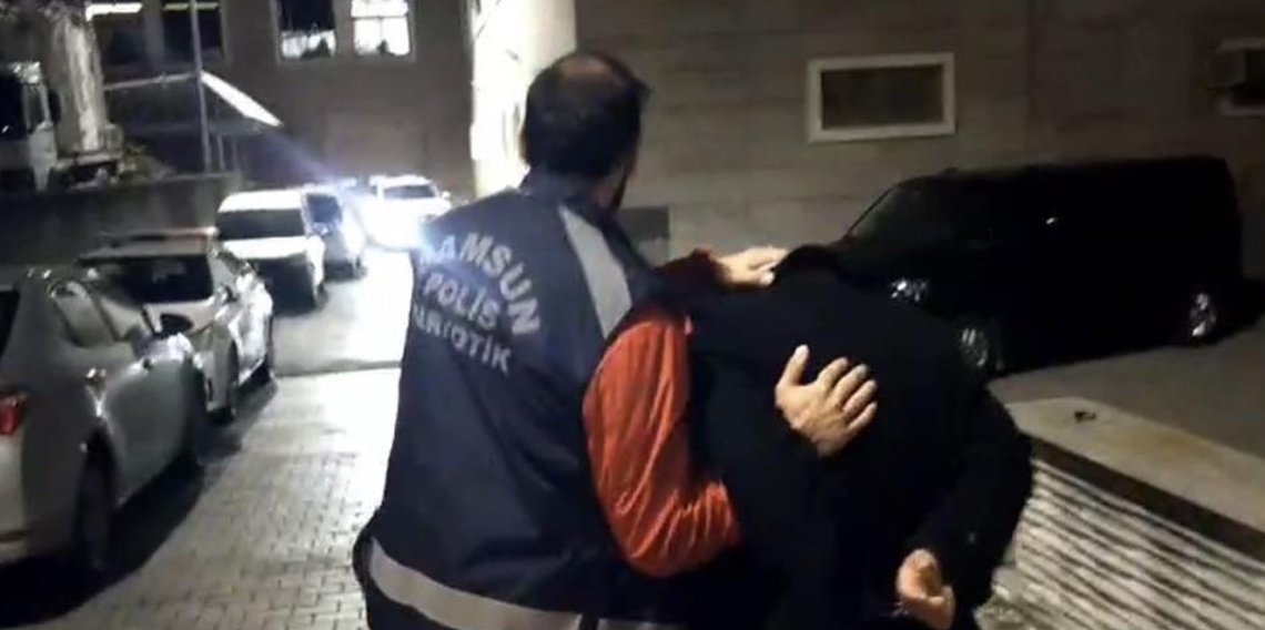 Samsun’da uyuşturucudan 12 buçuk yıl cezası bulunan şahıs yakalandı