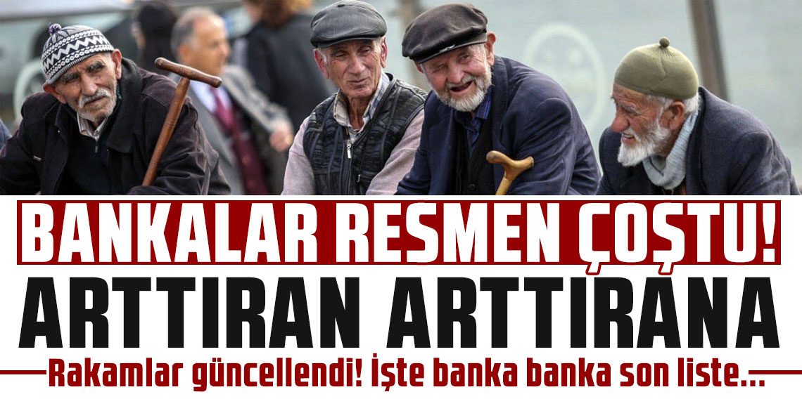 Bankalar resmen coştu arttıran arttırana! rakamlar güncellendi! İşte banka banka son liste...