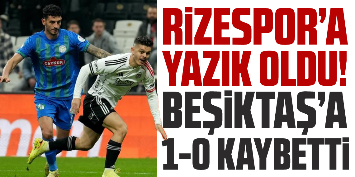 Çaykur Rizespor'a Yazık Oldu!