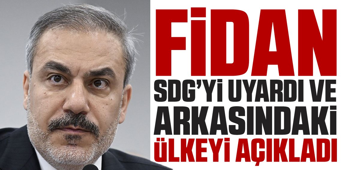 Fidan: SDG'nin entegrasyona niyeti yok, İsrail'le koordinasyon içinde